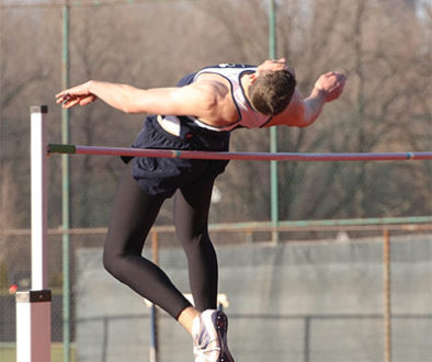Jimmy jet wins boys high jump at Wyoming High School State Athletic Association Track and Field Championships.
